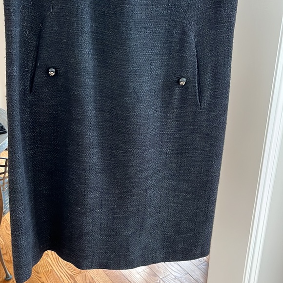 TORY BURCH MINI/MIDI WITH POCKETS AND BACK ZIP. LADIES SIZE TEN 10 - Picture 2 of 10